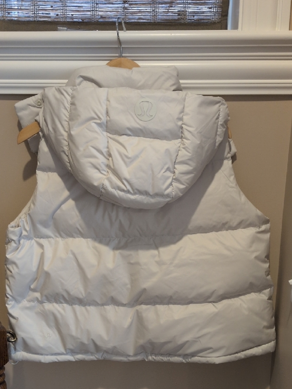 lululemon athletica Light Gray Quilted Puffer Vest with High Collar - Picture 2 of 5